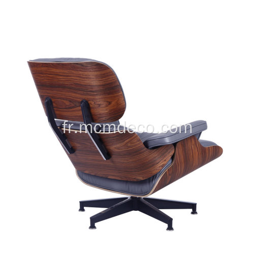 Living Room Timeless Eames Lounge Chair in Leather